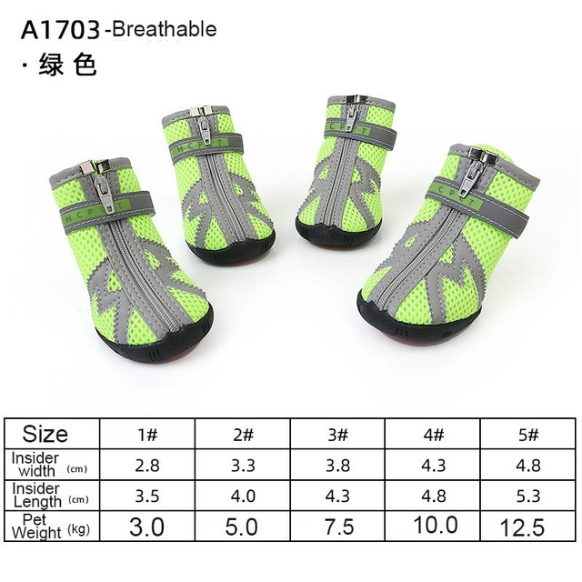 Dog Shoes for Hot Pavement – Non-Slip Protective Boots for Dogs – Keep Paws Safe & Cool