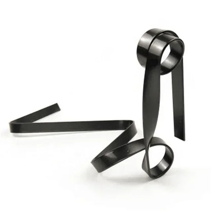 Floating Ribbon Wine Holder – Iron Bottle Display Stand for Stylish Table Décor