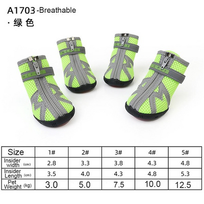 Dog Shoes for Hot Pavement – Non-Slip Protective Boots for Dogs – Keep Paws Safe & Cool