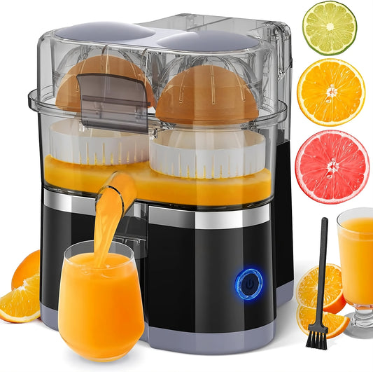 Dual Head Electric Juicer – High-Speed Fruit & Vegetable Extractor for Home & Kitchen – Fresh Juice Made Easy