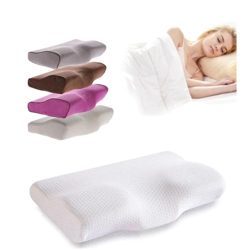 Memory Foam Pillow – Ergonomic Contour Support – Neck & Shoulder Use – Enhance Sleep Comfort