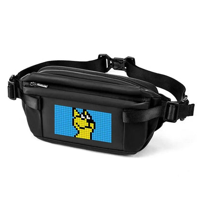 Sling Bag with LED Display – USB-Powered Smart Crossbody for Travel & Everyday Use – Stylish, Interactive & Practical