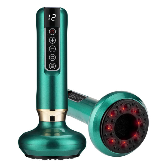 Intelligent Infrared Cupping Massager – Electric Handheld Therapy Device for Home & Office – Relieves Muscle Tension & Promotes Relaxation