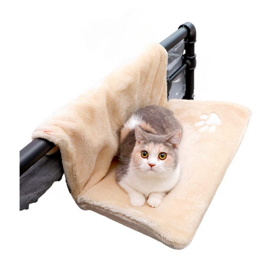 Cat Hanging Bed – Soft Plush Window or Wall Mount Lounger for Cats – Cozy Nap & Relaxation Spot