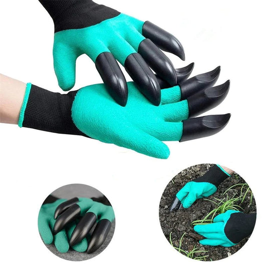Gardening Gloves with Claws – Built-In Digging Tips for Easy Planting & Weeding