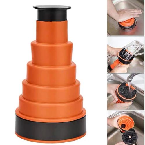 Kitchen Sink Plunger – High-Pressure Drain Cleaner for Sinks, Bathtubs & Showers