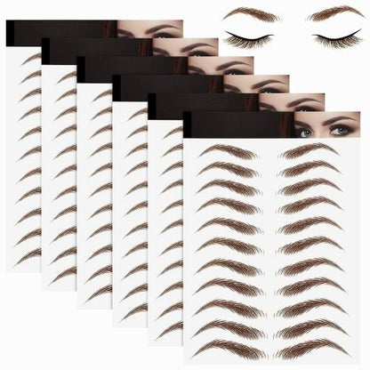 66-Piece Eyebrow Stickers – Natural-Looking, Easy-to-Apply