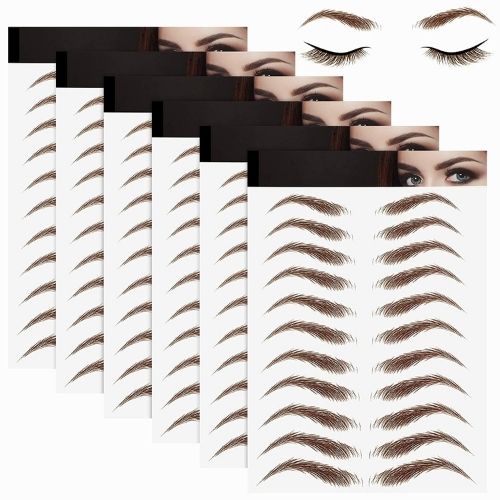 66-Piece Eyebrow Stickers – Natural-Looking, Easy-to-Apply