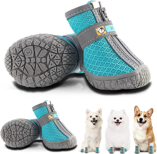 Dog Shoes for Hot Pavement – Non-Slip Protective Boots for Dogs – Keep Paws Safe & Cool