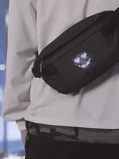 Sling Bag with LED Display – USB-Powered Smart Crossbody for Travel & Everyday Use – Stylish, Interactive & Practical