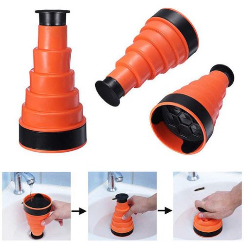 Kitchen Sink Plunger – High-Pressure Drain Cleaner for Sinks, Bathtubs & Showers