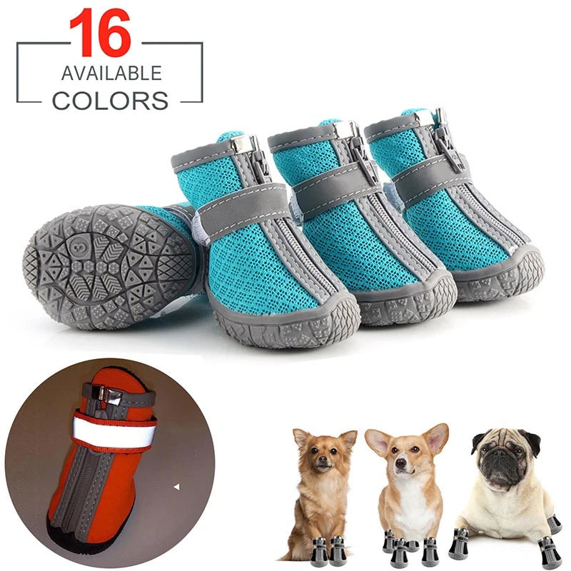 Dog Shoes for Hot Pavement – Non-Slip Protective Boots for Dogs – Keep Paws Safe & Cool