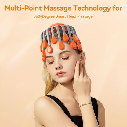 Head Massager – Portable Electric Scalp & Head Relaxation Device – Migraine Relief & Stress Reduction