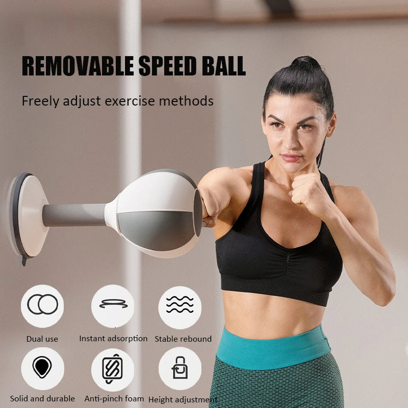 Sit-Up Boxing Reflex Trainer – Adjustable Punching Ball for Core, Speed & Fitness Training