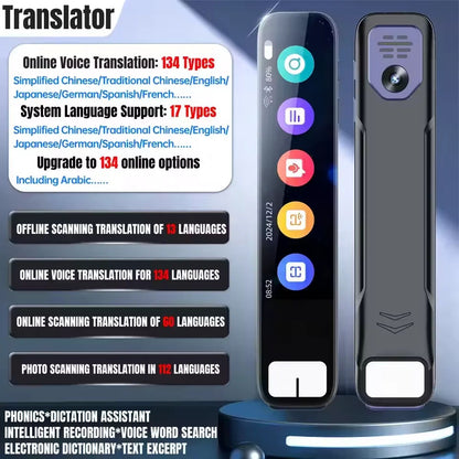 GPT AI Translation Pen – Portable Smart Translator for Travel, Study & Communication