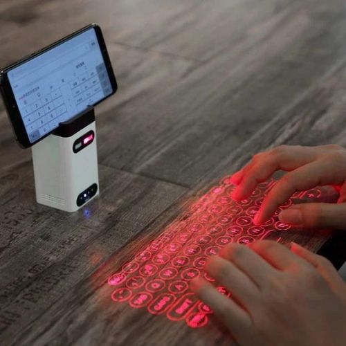 Laser Keyboard – Portable Virtual Projection – Works with Smartphones, Tablets & Laptops – Typing Anywhere with Ease