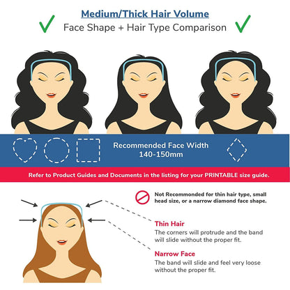 Invisible Hair Headband – Clear, Comfortable Styling