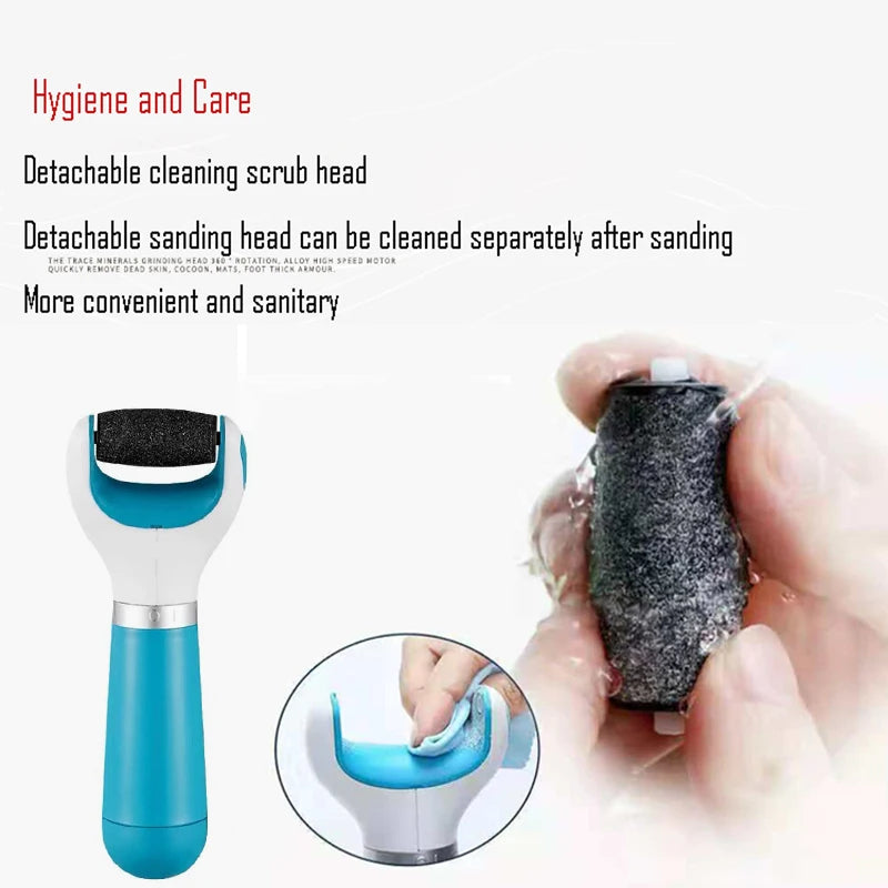 Electric Foot Skin Remover – Rechargeable Callus Remover for Feet – Smooth & Soft Skin Instantly