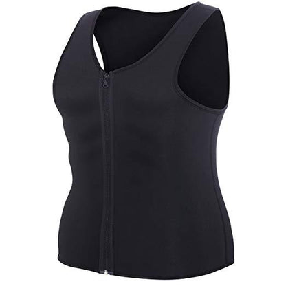 Men’s Neoprene Waist Trainer Vest – Adjustable Workout Body Shaper for Gym & Fitness Support