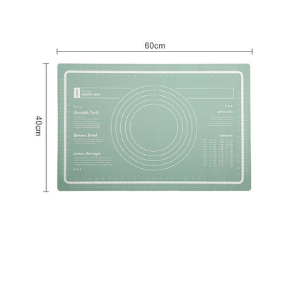 Thick Non-Slip Rolling Pin & Large Non-Stick Pastry Mat – Baking Tool Set for Dough, Smooth & Easy Rolling