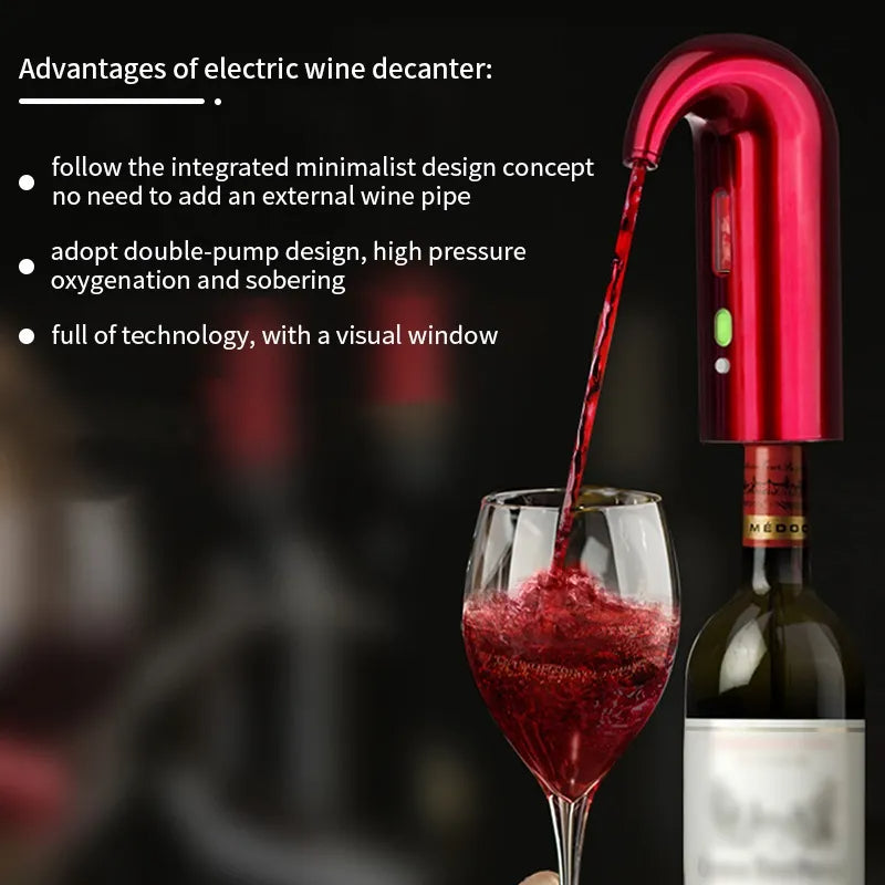 Electric Wine Pump Dispenser – Automatic Wine Pourer for Easy Serving