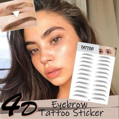 66-Piece Eyebrow Stickers – Natural-Looking, Easy-to-Apply