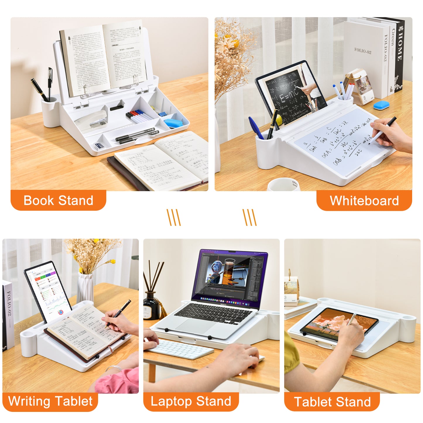 Laptop Stand – Adjustable & Foldable Desk Riser for All Laptops – Ergonomic Comfort & Better Posture