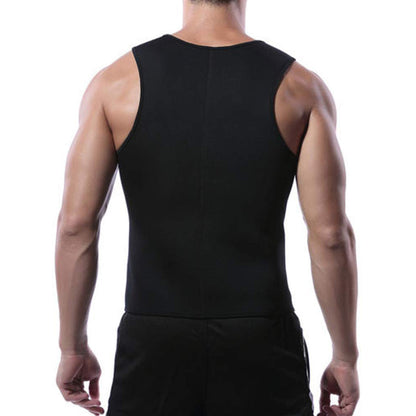 Men’s Neoprene Waist Trainer Vest – Adjustable Workout Body Shaper for Gym & Fitness Support