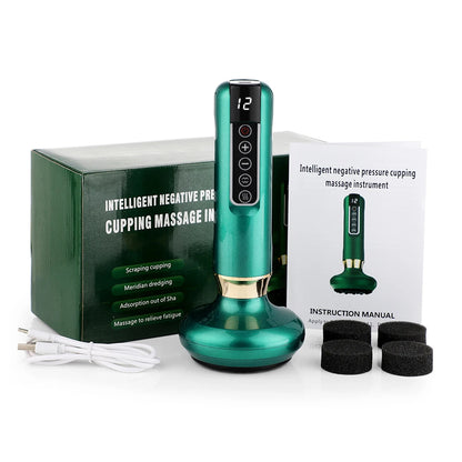 Intelligent Infrared Cupping Massager – Electric Handheld Therapy Device for Home & Office – Relieves Muscle Tension & Promotes Relaxation
