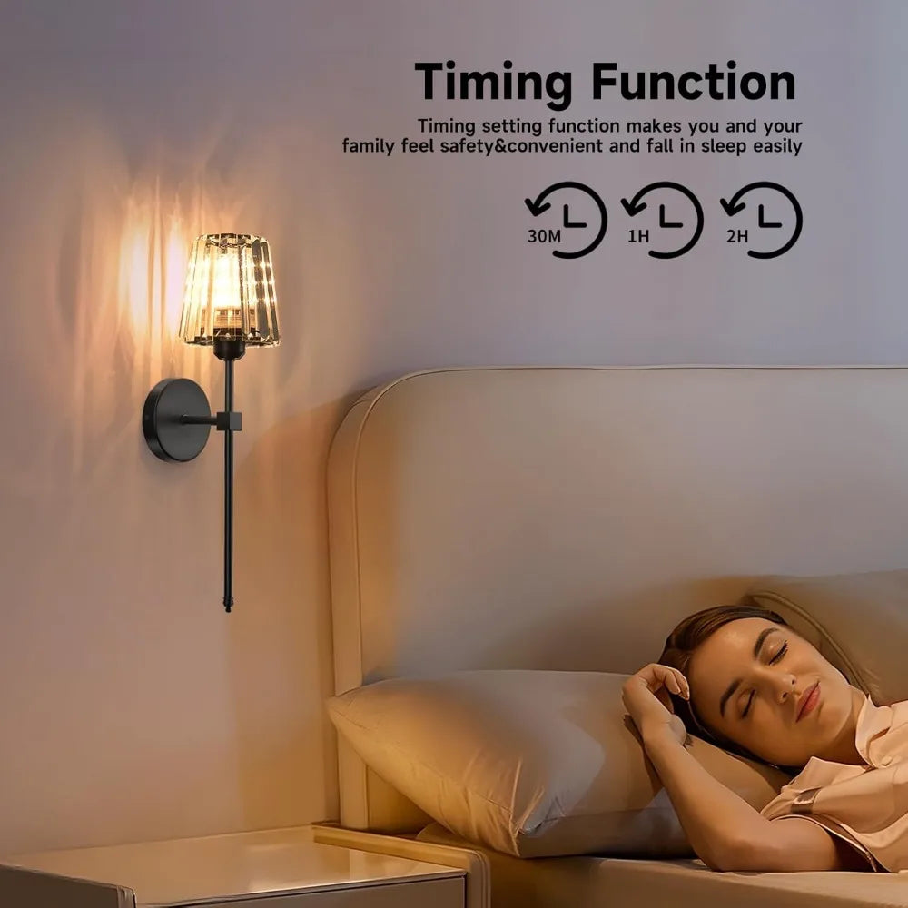 LED RGB Rechargeable Wall Lamp – Touch Control Ambient Light for Bedroom & Living Room – Adjustable Mood Lighting