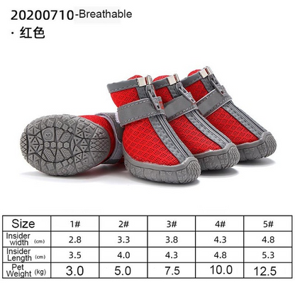 Dog Shoes for Hot Pavement – Non-Slip Protective Boots for Dogs – Keep Paws Safe & Cool