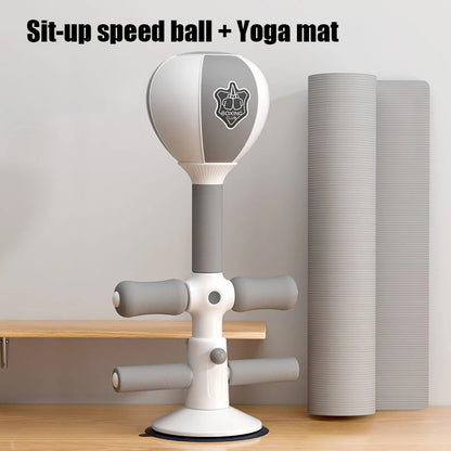 Sit-Up Boxing Reflex Trainer – Adjustable Punching Ball for Core, Speed & Fitness Training