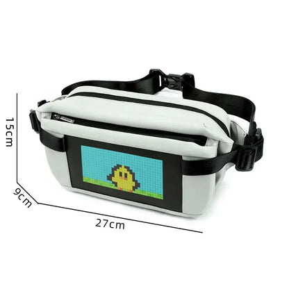 Sling Bag with LED Display – USB-Powered Smart Crossbody for Travel & Everyday Use – Stylish, Interactive & Practical