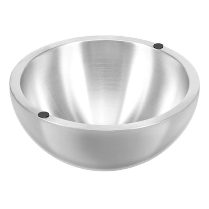 Stainless Steel Cooling Bowl – Double Wall Chilling Bowl for Food & Drink Preparation