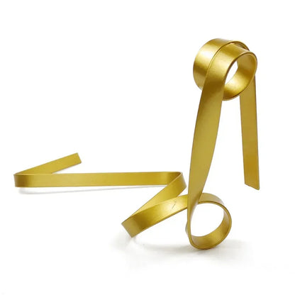 Floating Ribbon Wine Holder – Iron Bottle Display Stand for Stylish Table Décor